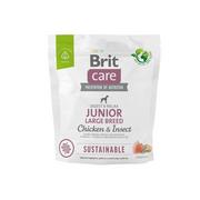 Sucha karma dla psów - Brit Care Dog Sustainable Junior LargeChicken Insect 1kg - miniaturka - grafika 1