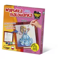 Zabawki kreatywne - Wypukła Malowanka Księżniczka Diana - miniaturka - grafika 1