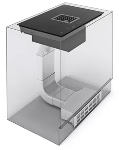 Zestaw do montażu jako pochłaniacz - wylot w cokole Ciarko Design Wizard - Filtry do okapów - miniaturka - grafika 1