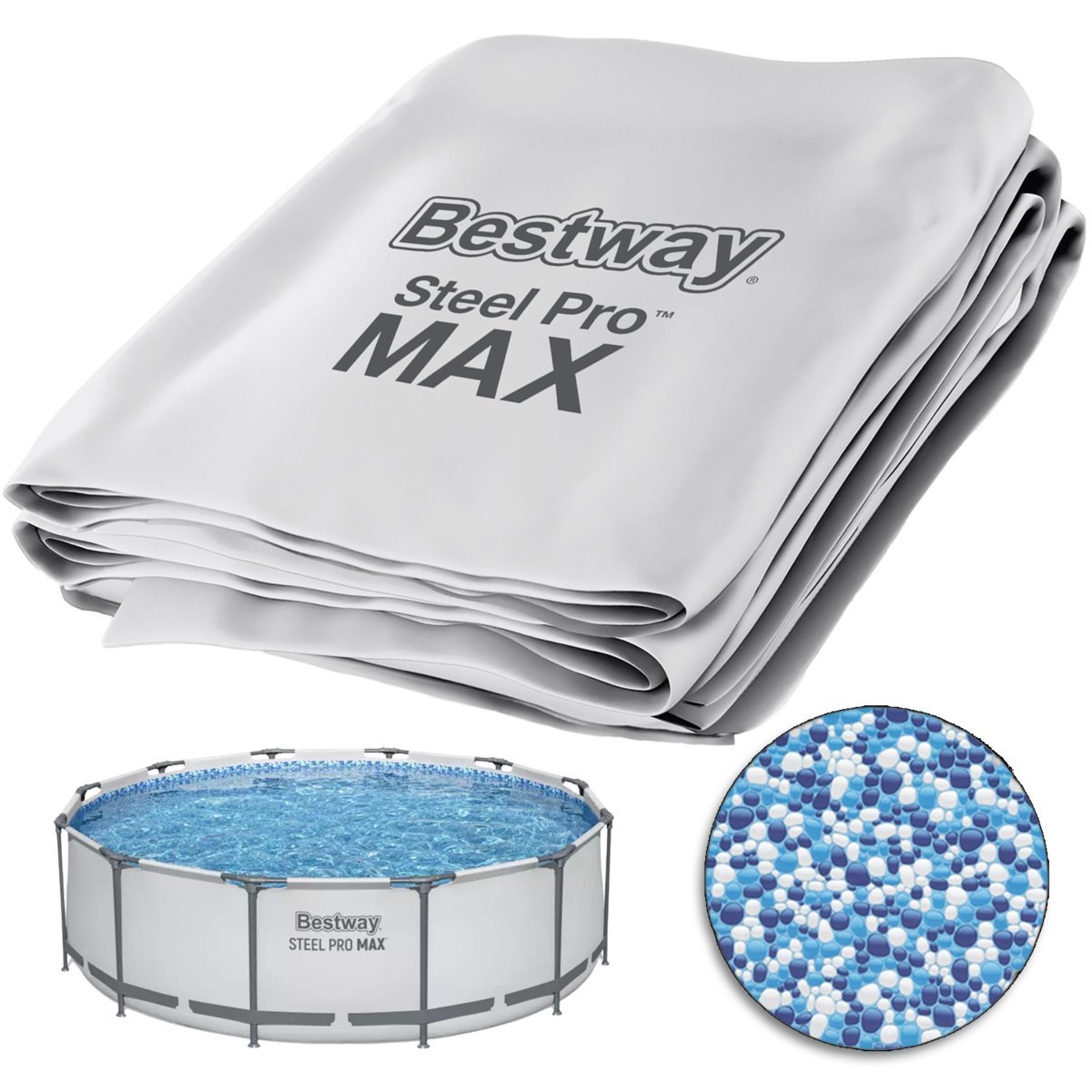 Bestway niecka wkład wewnętrzny basenowy poszycie do basenu  561aj 366x100