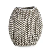 Wazony i flakony - Eurofirany, Wazon, C/MOLI/1/WAZ/01 18X12X20 SREB - miniaturka - grafika 1