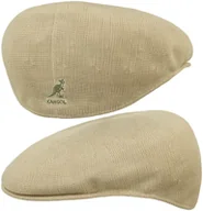 Czapki męskie - Płaski Kaszkiet 504 Tropic by Kangol, beżowy, M (56-57 cm) - miniaturka - grafika 1