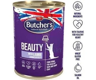Butchers Classic Pro Series Jagnięcina w galaretce 24x400g puszka Kot) 23117-uniw - Mokra karma dla kotów - miniaturka - grafika 1