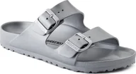 Klapki i japonki męskie - Birkenstock klapki męskie Arizona EVA 1003490 SILVER szerokość standardowa 42 - miniaturka - grafika 1