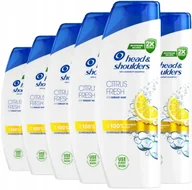 Szampony do włosów - Head & Shoulders Szampon do włosów przeciwłupieżowy Citrus Fresh 6x400ml - miniaturka - grafika 1
