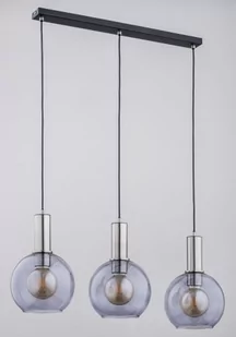 Alfa sosnowscy Nowoczesna lampa wisząca DARIN SILVER OP. 3 PŁ 62172 - Lampy sufitowe - miniaturka - grafika 1