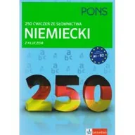 Książki do nauki języka niemieckiego - Pons Niemiecki 250 ćwiczeń ze słownictwa z kluczem - LektorKlett - miniaturka - grafika 1