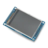 Podzespoły elektroniczne - Wyświetlacz dotykowy rezystancyjny LCD 3,2'' 320x240px - 262K - Waveshare 16498 - miniaturka - grafika 1