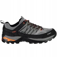 Buty trekkingowe męskie - Buty trekkingowe męskie CMP Rigel Low WP szaro-czarno-pomarańczowe 3Q544577 - miniaturka - grafika 1