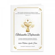 Dewocjonalia - Murrano Biblia rozmiar M z nadrukiem dla dziewczynki na komunię KZ-BIB-M-006 - miniaturka - grafika 1