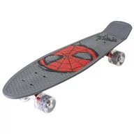 Deskorolki - Seven Deskorolka fiszka DUŻA Spider Man - Grey 67 cm 59968 - miniaturka - grafika 1