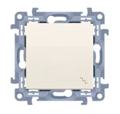 Wyłączniki światła i elektryczne - Wyłącznik schodowy szybkozłączki SIMON 10 - kremowy - miniaturka - grafika 1