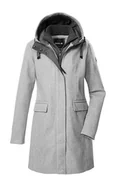 Płaszcze damskie - G.I.G.A. DX Kobiety Parka/wełniany płaszcz z kapturem i rozpinaną kamizelką GW 19 WMN PRK, graumelange, 40, 43351-000 - miniaturka - grafika 1