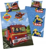 Pościel dla dzieci - Pościel bawełniana 100x135 Strażak Sam Fireman do łóżeczka poszewka dziecka - miniaturka - grafika 1