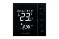 Akcesoria grzewcze - Salus Controls Cyfrowy regulator temperatury sieci ZigBee 230V VS10BRF czarny VS10BRF VS10BRF - miniaturka - grafika 1