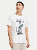 Koszulki męskie - Blend T-Shirt 20717748 Biały Regular Fit - miniaturka - grafika 1