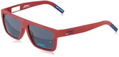 Okulary przeciwsłoneczne - Tommy Hilfiger Unisex Tj 0004/S okulary przeciwsłoneczne, Matte Red - 54 - miniaturka - grafika 1