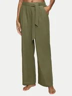 Spodnie damskie - Triumph Spodnie materiałowe Summer 10222571 Zielony Relaxed Fit - miniaturka - grafika 1