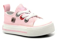 Buty dla dziewczynek - Trampki dziecięce, buty sportowe Big Star HH374197, różowe - miniaturka - grafika 1