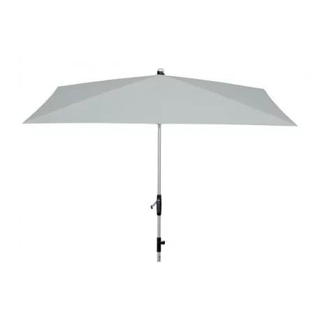 KNIRPS Automatic 230 x 150 cm - parasol balkonowy premium z uchwytem Jasnoszary