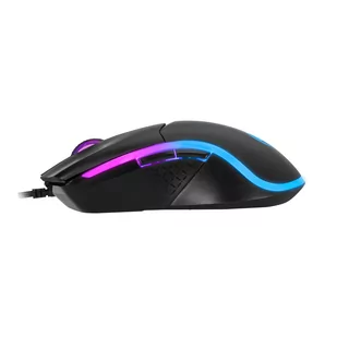Marvo Mysz M358, 7200DPI, optyczna, 7kl., przewodowa USB, czarna, do gry, podświetlona - Myszki - miniaturka - grafika 2