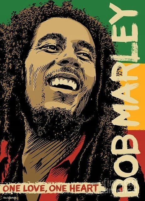 PODKŁADKA POD MYSZ Nadruk 22x18 cm Bob Marley Reggae Rasta Tekst Prezent