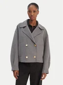 Kurtki damskie - Tommy Hilfiger Kurtka przejściowa WW0WW47759 Szary Relaxed Fit - miniaturka - grafika 1