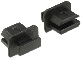 Delock ZAŚLEPKA NA MINI DISPLAYPORT CZARNA DUST COVER DELOCK 10-PACK Z UCHWYTEM 64026 - Akcesoria do komputerów stacjonarnych - miniaturka - grafika 1