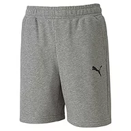Spodnie i spodenki dla chłopców - Puma chłopięcy Teamgoal 23 nieformalne szorty Jr dzianinowe szorty Medium Gray Heather 176 656712 - miniaturka - grafika 1