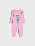 Pajacyki dla niemowląt - Sinsay - Pajacyk Kicia Kocia - niebieski - miniaturka - grafika 1