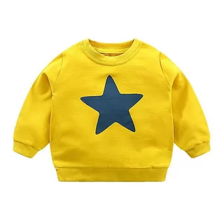 Bluzki dla niemowląt - Slowmoose Bluza dziecięca, wiosenna bawełniana bluza z kapturem, t-shirty z długim rękawem 12M - grafika 1
