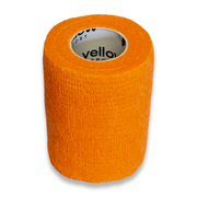 Apteczki i materiały opatrunkowe - yellowBAND Bandaż Kohezyjny 7,5cm x 4,5m Intensywny Pomarańczowy - miniaturka - grafika 1
