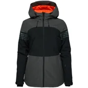 Kurtki i kamizelki sportowe damskie - Damska kurtka narciarska Loap Lawela Rozmiar: M / Kolor: czarny/szary - miniaturka - grafika 1