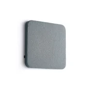 Płyty i maty izolacyjne - Panel akustyczny POLY, zaokrąglone rogi, 600x600x56 mm, ścienny, jasnoniebieski - miniaturka - grafika 1