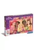Puzzle - puzzle 24 el. super maxi kolor disney princess - miniaturka - grafika 1