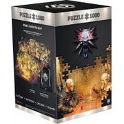 Figurki dla dzieci - CD Projekt RED RED Wiedźmin Puzzle Geralt i Gryf 1000 - miniaturka - grafika 1