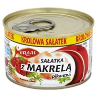 Konserwy i dania rybne - Graal SAŁATKA PIKANTNA Z MAKRELĄ GRAAL 165 G zakupy dla domu i biura! 39889894 - miniaturka - grafika 1