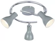 Lampy sufitowe - Candellux Lampa sufitowa reflektorek JULIE PLAFON SPIRALA 3X40W E14 SZARY 98-66633 - miniaturka - grafika 1