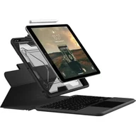 Etui do tabletów - Urban Armor Gear Rugged Bluetooth Keyboard Etui z Klawiaturą z Trackpad do iPad 10.2" (2021 | 2020 | 2019) (Black/Ash) 124001114031 - miniaturka - grafika 1
