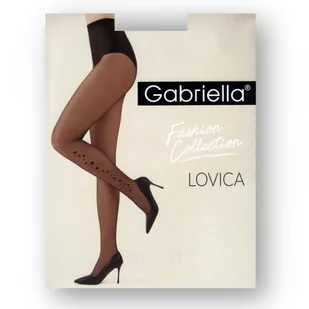 Gabriella Lovica 1193 czarne rajstopy damskie - Rajstopy - miniaturka - grafika 1