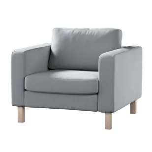 Dekoria pl pl Pokrowiec na fotel Karlstad krótki ciemno szary welwet 89 x 89 x 64 cm Ingrid 619-705-42 - Pokrowce na meble - miniaturka - grafika 1