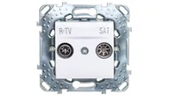 Gniazdka elektryczne - Schneider UNICA PLUS BIEL POLARNA Gniazdo RTV-SAT KOŃCOWE MGU50.454.18Z - miniaturka - grafika 1
