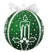 Pasmanteria - Haft krzyżykowy - Zestaw do haftu - Bombka ze świecą - miniaturka - grafika 1