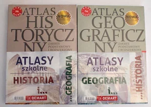 Demart Pakiet: Atlas geograficzny / Atlas historyczny do liceum i technikum praca zbiorowa - Podręczniki dla liceum Demart Pakiet: Atlas geograficzny / Atlas historyczny do liceum i technikum praca zbiorowa - Podręczniki dla liceum - miniaturka - grafika 1
