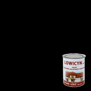 Farba Lowicyn Czarny 5L Polifarb Łódź - Farby wewnętrzne - miniaturka - grafika 1
