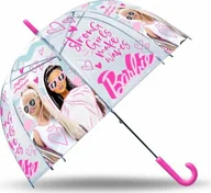 Parasolki dla dzieci - Barbie BB00011 różowy - miniaturka - grafika 1