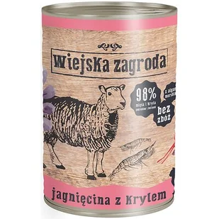 ALPHA SPIRIT I WIEJSKA ZAGRODA Wiejska Zagroda Jagnięcina z Krylem 400 g - Mokra karma dla kotów ALPHA SPIRIT I WIEJSKA ZAGRODA Wiejska Zagroda Jagnięcina z Krylem 400 g - Mokra karma dla kotów - miniaturka - grafika 1