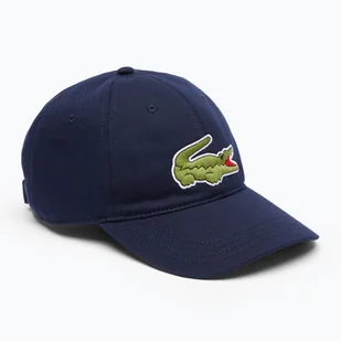 Czapka z daszkiem Lacoste RK9871 166 navy blue - Czapki damskie - miniaturka - grafika 1