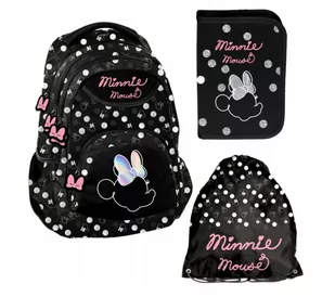 PLECAK+PIÓRNIK+WOREK MINNIE MOUSE DM23KK PASO - Plecaki szkolne i tornistry - miniaturka - grafika 1