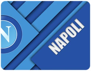 PODKŁADKA POD MYSZKĘ SSC NAPOLI Z IMIENIEM 23x19CM DO LAPTOPA - Podkładki pod mysz - miniaturka - grafika 1